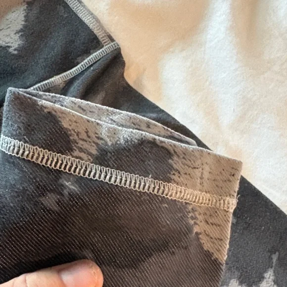 Gray and Black Tie-Dye lululemon Leggings - Picture 4 of 6